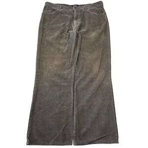 Sonoma Mens Brown Grunge Skater Wide Leg Corduroy Pants 38x32 Punk Retro Casual